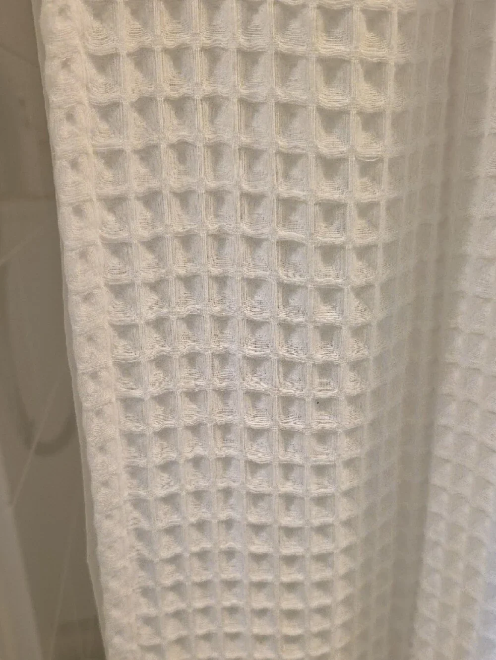 Better Homes And Gardens White Textured Shower Curtain Panel